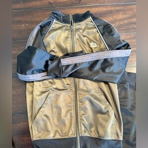 RBX Black and Gold Jacket and pant and black and green jacket and pant